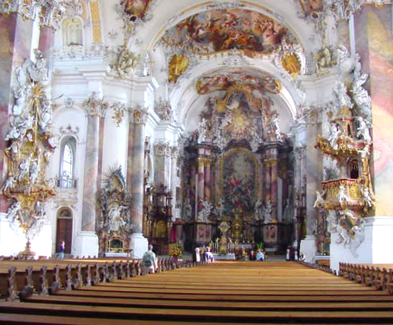 The Rococo Basilica at Ottobeuren (Bavaria)