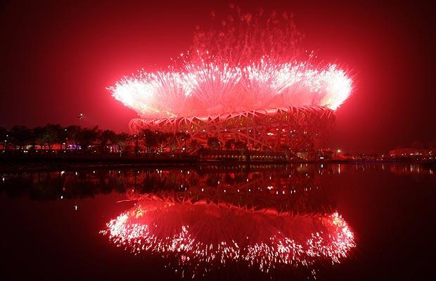 Olympic fireworks