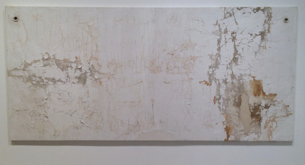 Gabriel de la Mora, Altamirano 20 I, 2012, detached ceiling from 1882 house, consolidated and mounted on aluminum frame