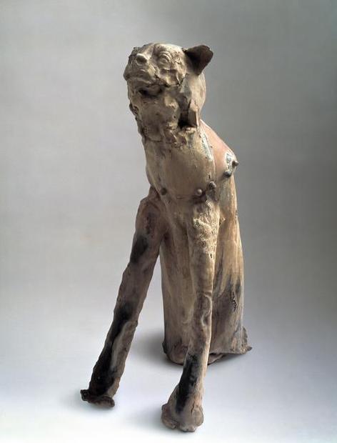 Fausto Melotti, Cat Dog (Gatto cane), 1948.  Courtesy Nasher Sculpture Center 