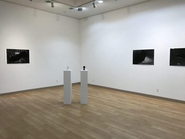 Install view of work by Jenny Vogel and Morehshin Allahyari