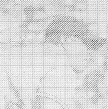 Baltimore (Detail), Ewan Gibbs, 2007, Pencil on graph paper, 11 5/8 x 8 1/4 inches