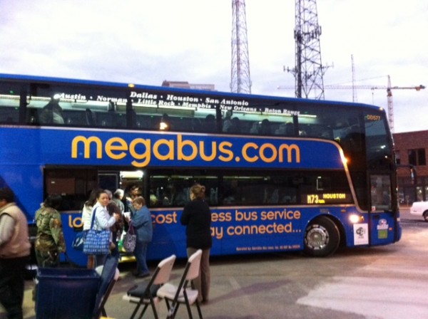 Megabus from San Antonio to Austin at 7:30 am 