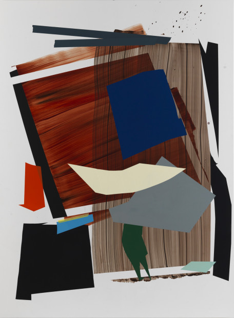 Untitled, 2012, acrylic on board, 84 x 60 inches, courtesy Inman Gallery