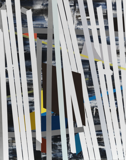 Untitled, 2012, acrylic on board, 60 x 48 inches, courtesy Inman Gallery