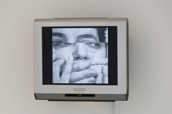 Mona Hatoum, There's so much I want to say, 1983; Video installation