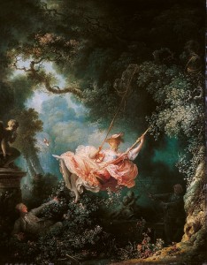 Jean-Honoré Fragonard (1732–1806), The Happy Accidents of the Swing, 1767-1768oil on canvas, 81 × 64 cm (31.9 × 25.2 in), Wallace Collection, London
