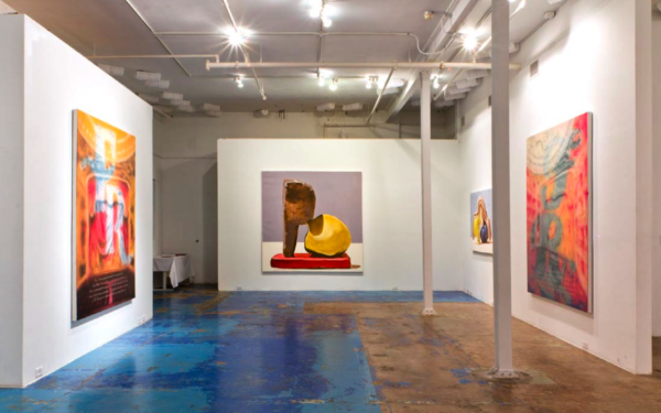 Painting of All Excuses, Installation view, CentralTrak Residency, Dallas