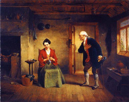 'The Rejected Suitor' by Francis William Edmonds