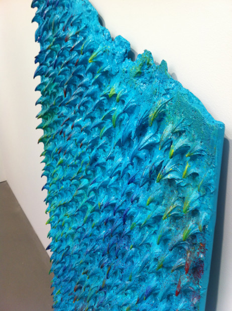 Mika Rottenberg, "Texture" made from polyurethane resin and acrylic paint