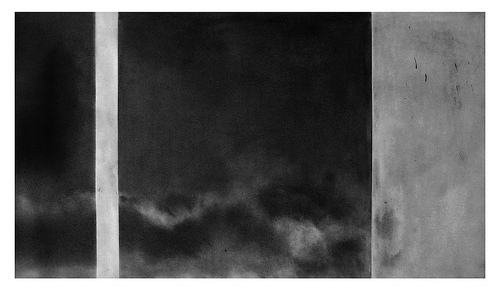 "Last View," 2013, Graphite on paper, 35-1/2 x 51-3/8 inches, image courtesy gallery website