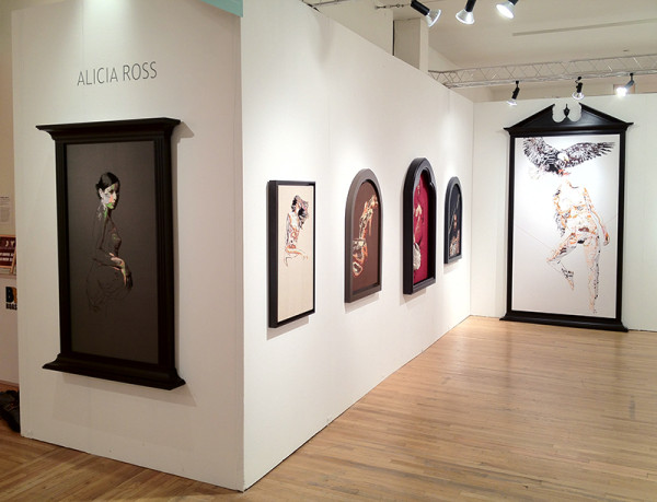 Alicia Ross/Black and White Gallery's Booth at Pulse NYC