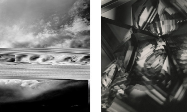 Barry Stone, Sky 3099, 2012 and Alvin Langdon Coburn, Vortograph, 1917.