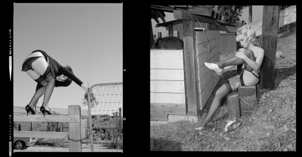 Woman Hopping Fence