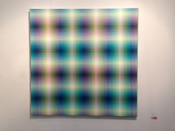 Susie Rosmarin's "Blue Green Violet #9," 2012 at the Texas Gallery booth