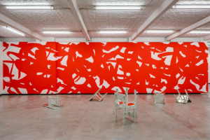 Arturo Herrera, Adam 2012. Wall painting. Dimensions variable. Image copyright of the artist and Sikkema Jenkins & Co.