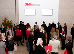 One year ago at the DMA: the first few dozen Friends
