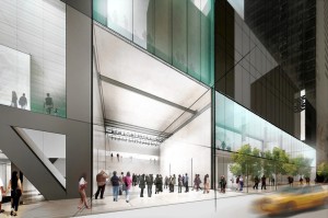 Concept sketch of the MoMA's planned expansion