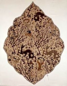 A Safavid textile fragment from Persia (circa 1600), from the Keir Collection of Islamic Art