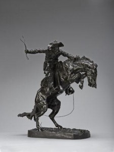 Frederic Remington, The Broncho Buster. Modeled 1895, cast by 1902. Denver Art Museum; The Roath Collection.