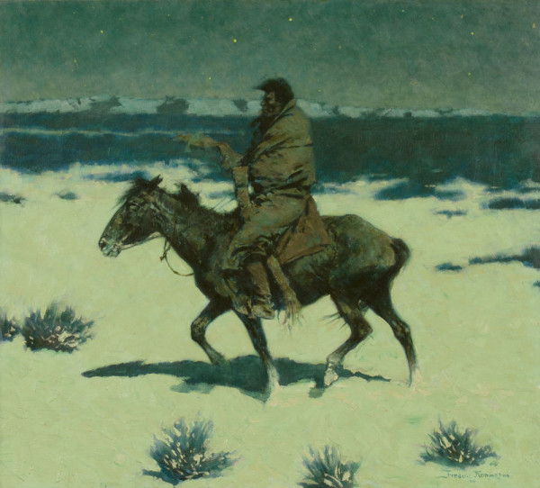 The Luckless Hunter, 1909, oil on canvas, 26 7/8 x 28 7/8 inches, Sid Richardson Museum, Fort Worth