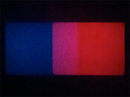 Shutter Interface by Paul Sharits, 16mm dual projection, 1975.