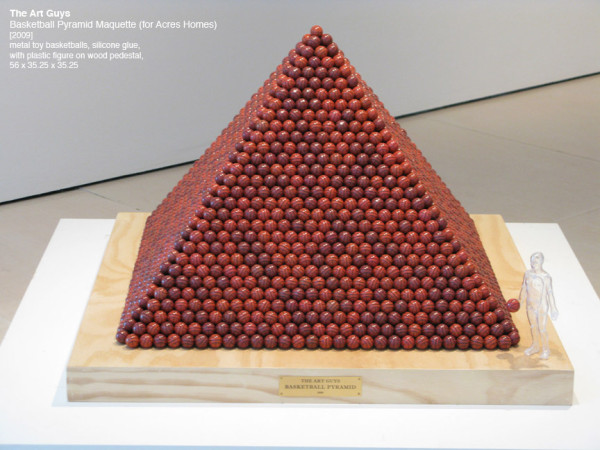 The Art Guys, Basketball Pyramid Maquette (for Acres Homes), 2009