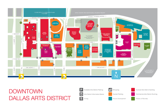 dallas arts district map