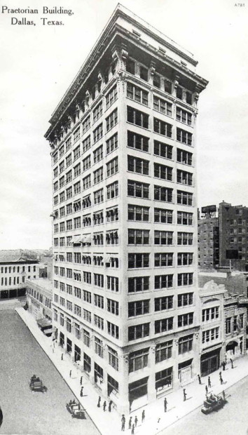 The Praetorian Building, Dallas, TX, 1909. Demolished 2012.
