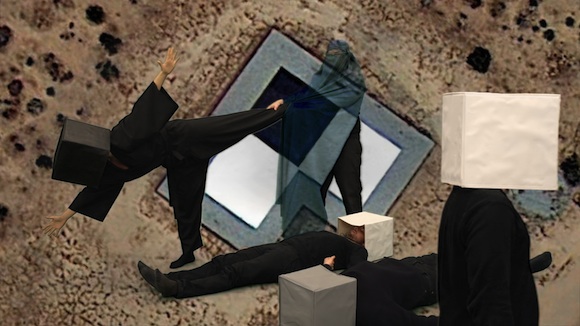 Video still from Hito Steyerl, HOW NOT TO BE SEEN: A Fucking Didactic Educational .Mov, 2013