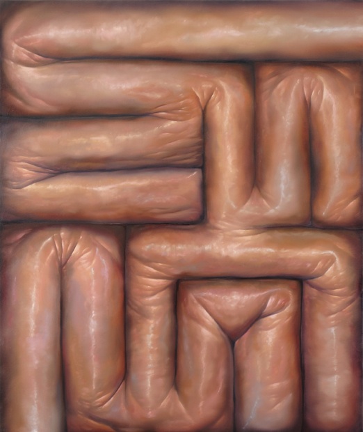  <em>Maze</em>, 2014. Oil on Canvas, 48x 40"