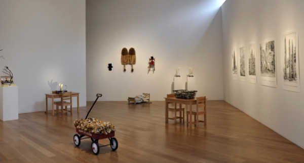 Helen Altman, Cover Your Nut at Moody Gallery, installation view