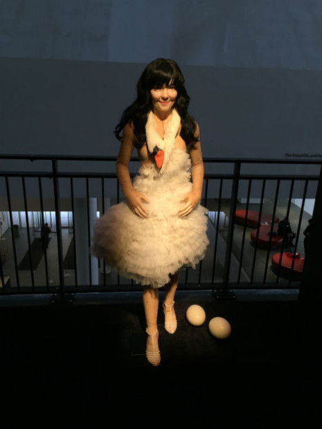 Marjan Pejoski's Swan Dress in "Björk" at MoMA Photo: Ben Davis