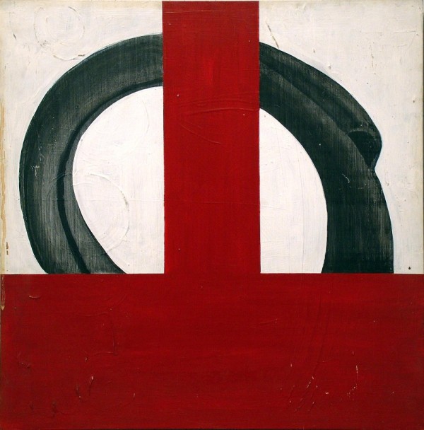 PH No Title 1988 acrylic on wood 24 x 24