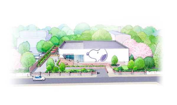 Rendering of the Snoopy Museum Tokyo. Photo: courtesy the Snoopy Museum Tokyo.
