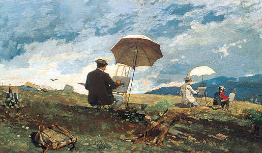 Winslow Homer: Artists Sketching in the White Mountains, 1868