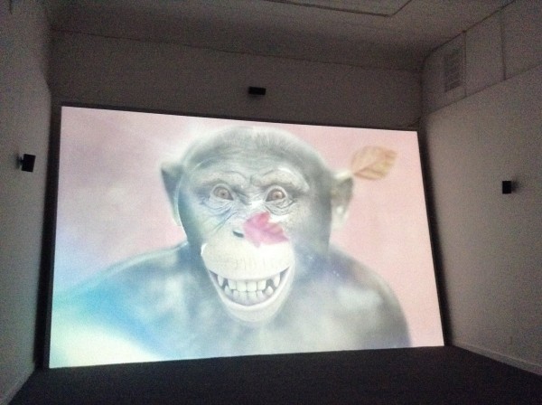 Currently at Ballroom Marfa: Ed Atkins, Even Pricks, 2013. video installation.