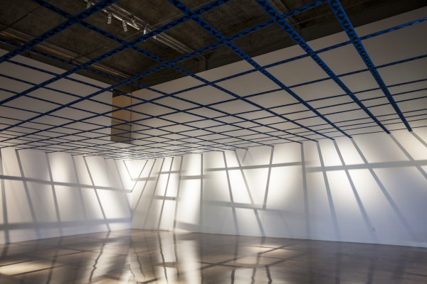 Ayse Erkmen, 3DN, 2015. Textile installation.