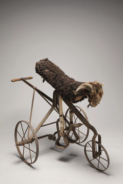 "The Royal Bumper" mechanical goat, ca. 1910