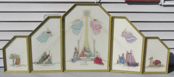 cross stitch nativity