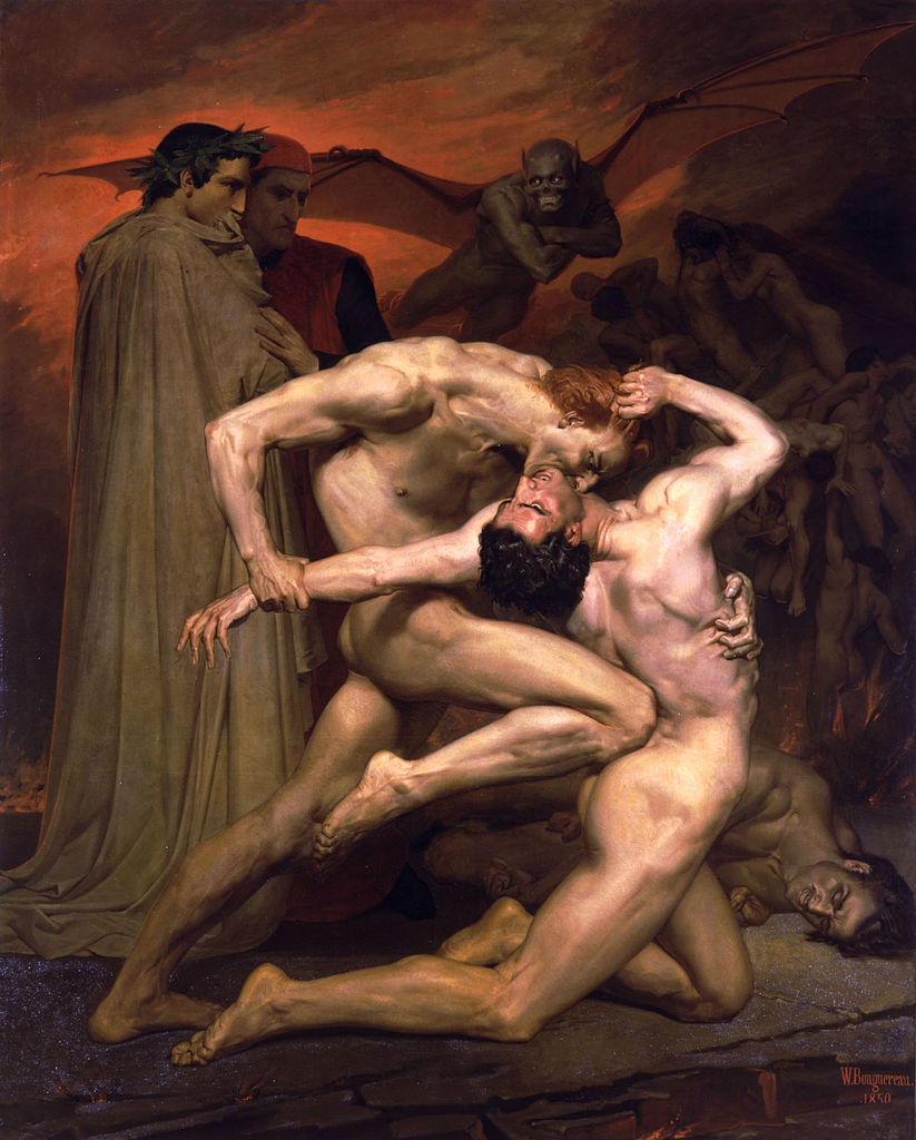 William-Adolphe Bouguereau, Dante And Virgil In Hell, 1850