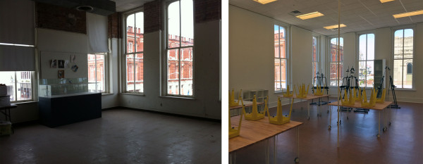 Galveston-Arts-Center-classroom-before-and-after