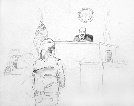 Courtroom drawing from Refresh