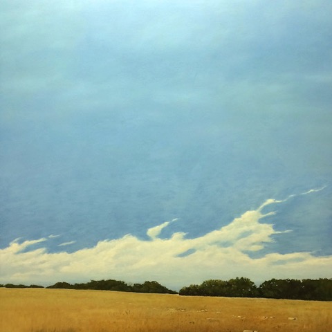 Scott Lennox, Crow Fields, oil on canvas.