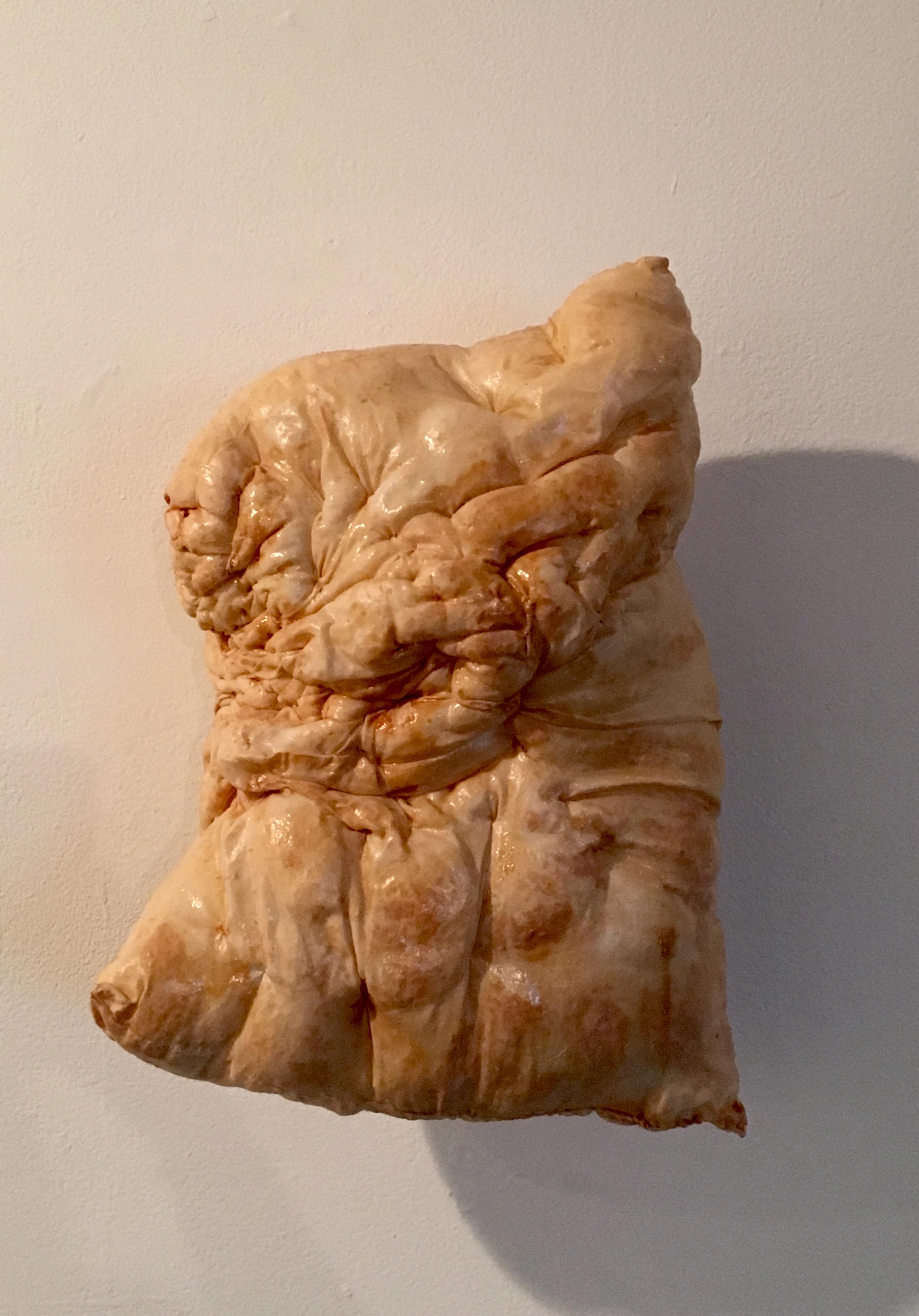 Jade Abner, Cradle Potato, 2012. Latex, chiffon, thread, poly-fil, velcro.