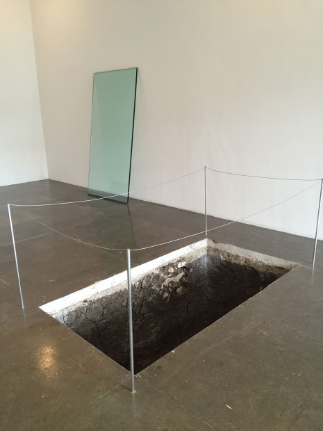 Adriana Corral, Under Erasure Sous Rature, 2016, installation view