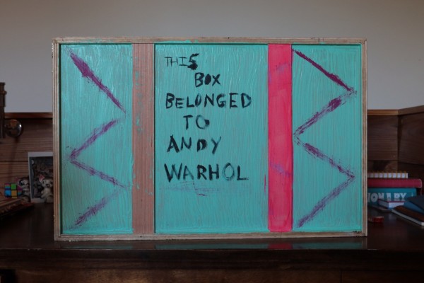 This box belongs to Andy Warhol