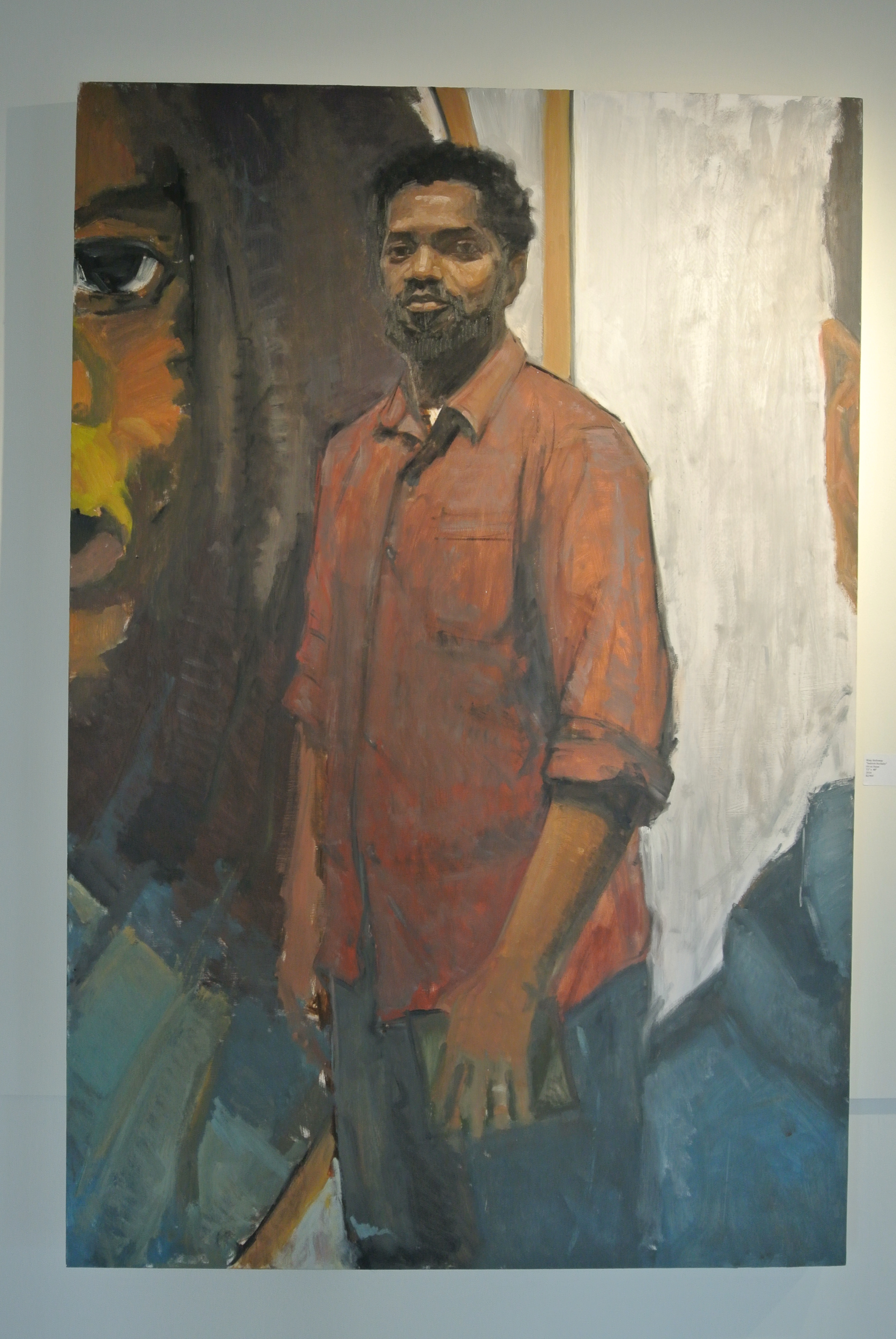 Sedrick Huckaby, 2016, oil on panel, 72” x 48”
