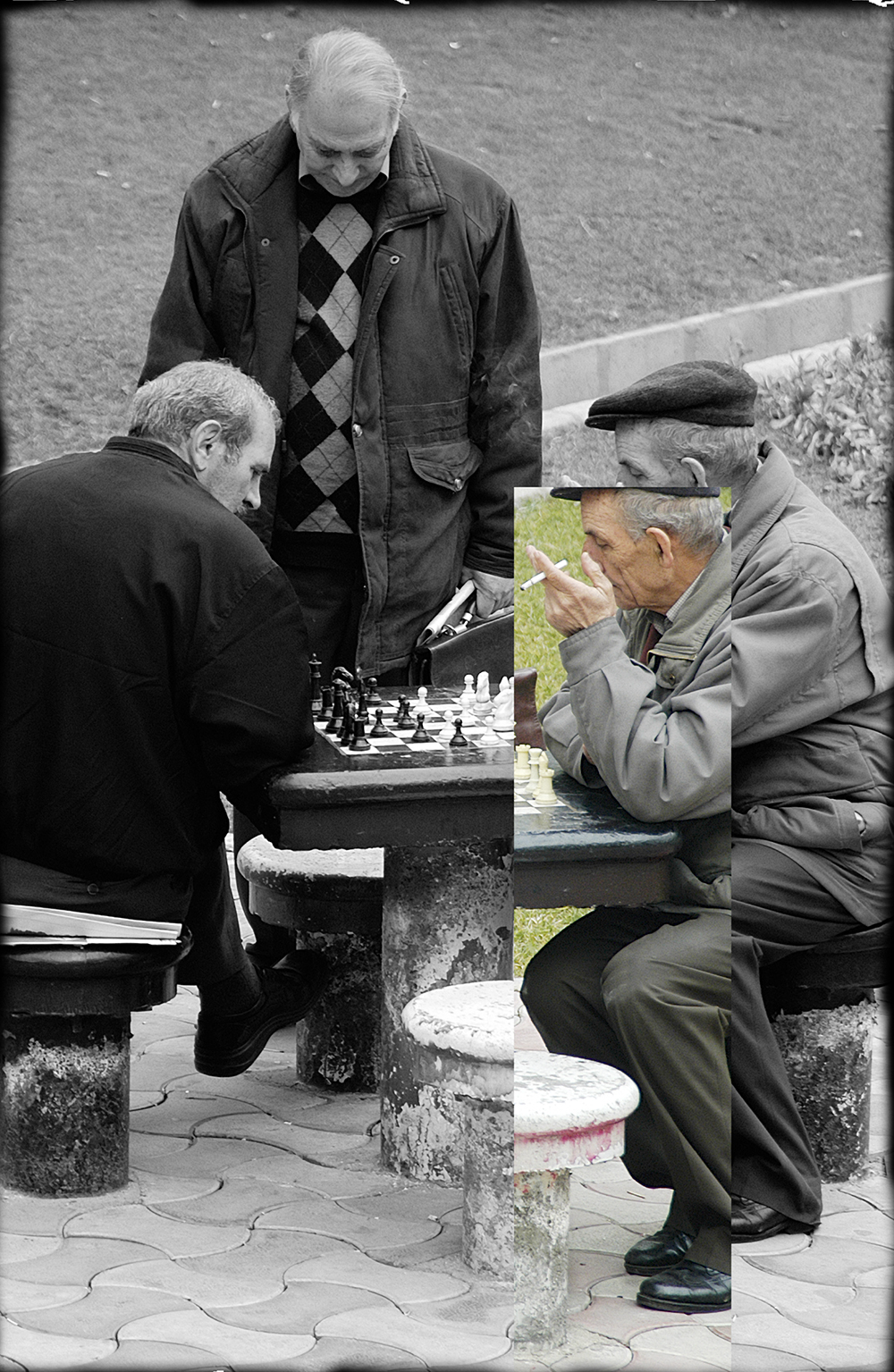 Chess Game in the Park, 2005, digital print, 20 x 14 in.