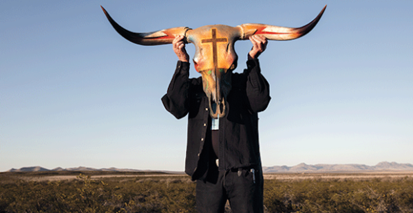 Boyd Elder cow skull